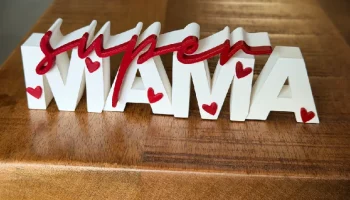 Знак Супер Мама | Декор ко Дню матери | 3D-печатный подар.. 1