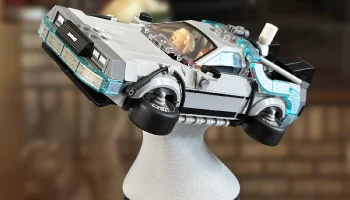 Подставка для Lego DeLorean - (LEGO Speed ​​Champions #77...