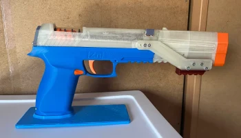Подставка для пистолета Zinc Nerf (дизайн 118) (глупая по... 1