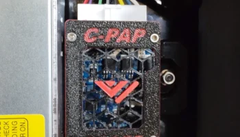 Поддержка платы C-Pap на DIN-рейке 2