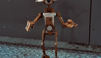 Пит-дроид - в стиле "Звездных войн" - масштаб 1/4 3