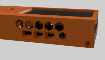ЖК-дисплей Hyperpixel 4 дюйма MK3S+ RPI 4B с крышкой 1