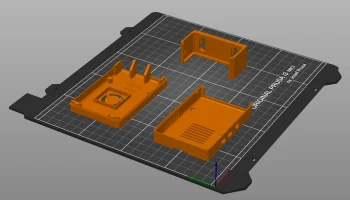 Обновленный корпус Pi-4 со шляпой PoE+ 2