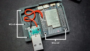Компактный корпус USB-ключа ESP32 WROVER-B 3