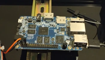 Крепление Orange Pi 2E+ на DIN-рейку Voron Крепление Orange Pi 2E+ на DIN-рейку Voron