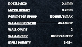 Комплект Stormchunker (без поддержки, без AMS, без клея).... 6