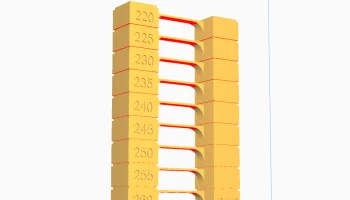 Температурный тест для PLA, TPU, ABS и PETG...... Температурный тест для PLA, TPU, ABS и PETG......