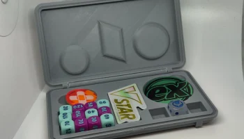 Прочная коробка для игральных костей и монет с изображени..