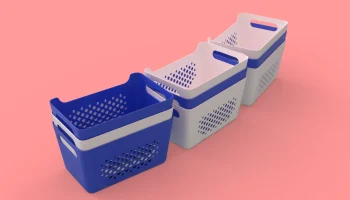 "FunkyFresh" - корзина-органайзер, напечатанная на 3D-при.. 2