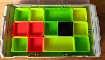 Опорная пластина Gridfinity для Bosch Sortimo L-Boxx Mini 5