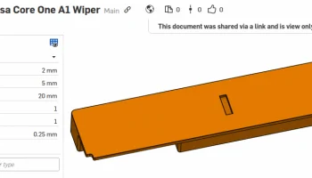 Prusa Core One Nozzle Wiper Remix V1 и продувочный контей... 5