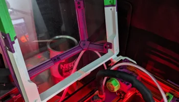Улучшенный цилиндр Hinged Voron V0.1 с держателями светод... 2