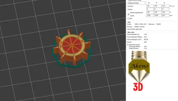 Дизайн корабельного руля, для Prusa i3 MK3...... 1