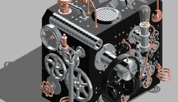 Круто! Аксессуары для корпуса Steampunk Qube 500 для ПК с... 7