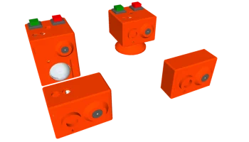 Корпус ESP32-CAM типа B - 4 типа 1