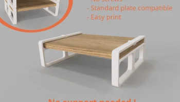 Офисная полка N&deg;02 / Pied &eacute;tag&egrave;re de Bureau / Без опоры /.. 1
