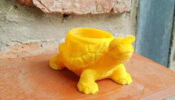Kid Turtle Pot - Planter / Maceta Tortuga Ni&ntilde;o Remix 1