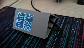 Чехол для системного монитора ESP32........