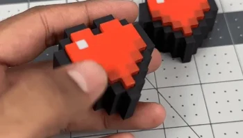 Брелок-кликер Minecraft Heart Key