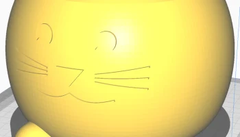 Кашпо для кошек или контейнер 1