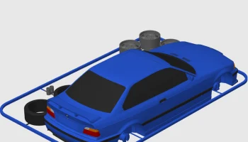 Карта комплекта BMW M3 E36 Coup&eacute; (масштаб 1:24) 2