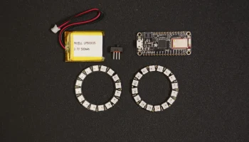 Светодиодные наушники NeoPixel 3