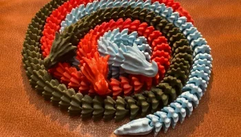 шарнирный дракон-непоседа шарнирный дракон-непоседа