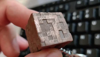 Minecraft Creeper правильно текстурированный брелок-кулон... 1