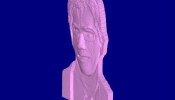 3D Лицо - Цветная камея 5