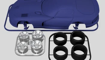 Карточка комплекта Dodge Viper GTS Coup&eacute; (SR II) (масштаб 1:24) 1