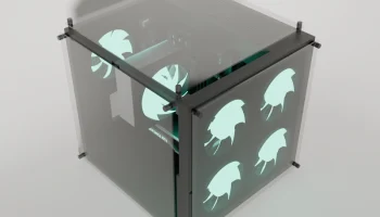 LilCubey - акриловый корпус куба mATX для ПК......