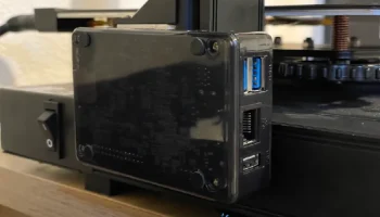 Монтажный кронштейн для корпуса Orange Pi 3 и рейки Ender...