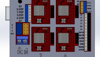 Чехол для щита с ЧПУ Arduino Uno R3