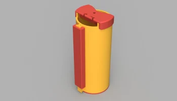 Candle mold 40x100 with a string lock 1