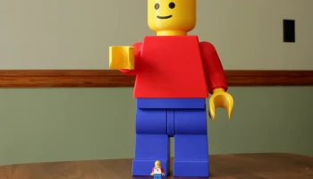 Мегафигура LEGO (масштаб 10:1) 2