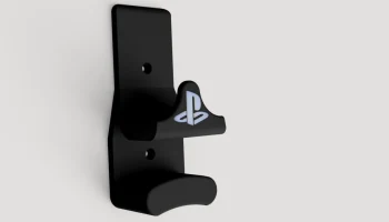 Контроллер PS5 и настенное крепление для наушников (2 версии 3
