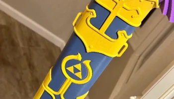 Legend of Zelda Master Sword Scabbard (BOTW) (TOTK) (Полн... 5