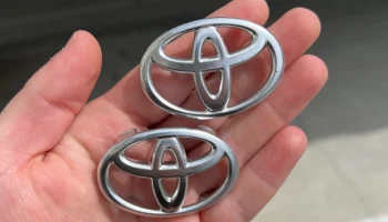 Логотип ступицы колеса Toyota 4