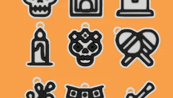 Pack de Llaveros - Dia de Muertos