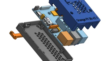 Корпус Orange Pi 3b v2.1 4