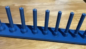 Держатель головок Gridfinity Peg Standing, метрический и SAE 5