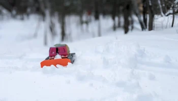 1:24 Радиоуправляемый ратрак || Снегоуборочный робот 6