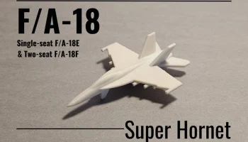 Микрореактивный истребитель F / A-18 E / F Super Hornet, распечатанный на месте