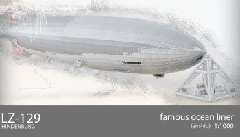 LZ-129 "Гинденбург" - масштаб 1/1000 6