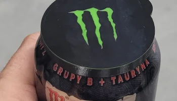 Крышка банки Monster с логотипом (одинарный принт)...