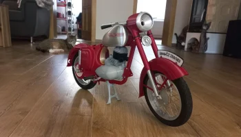 Проект JAWA-ČZ K&Yacute;VAČKA 250/353.02 - ДЕТАЛЬ №6 - Задний бр...