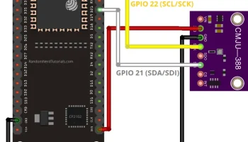 Точный датчик температуры с батарейным питанием ESP32 BMP.. 2