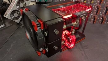 Настраиваемый корпус ITX для ПК с водяным охлаждением и о...
