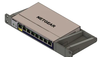 10-дюймовая полка для релейной платы Netgear GS108T и Wem.. 3
