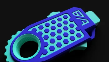 Alpha Fidget - игрушка-непоседа с принтом на месте 5 в 1 2